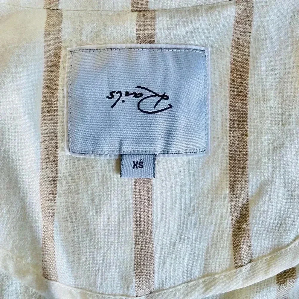 RAILS | Linen Blend Flynn Blazer in Mojave Stripe Size XS - Picture 10 of 11